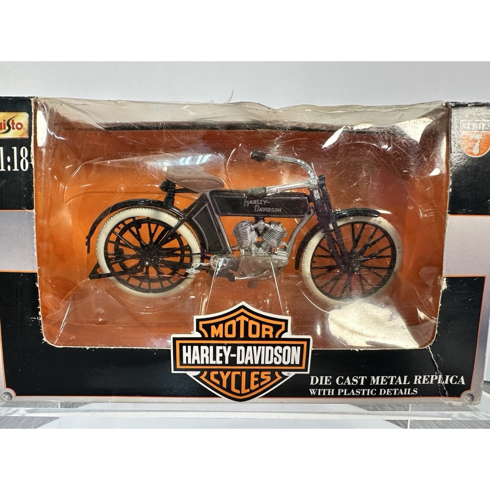 Maisto Harley-Davidson 1909 Twin 5D V-Twin 1:18 Diecast Bike Series 7 NIB